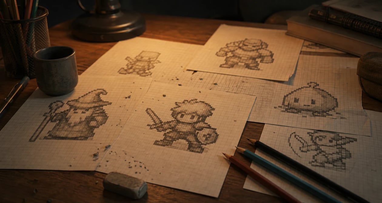 A polished AI-generated pixel-art sprite