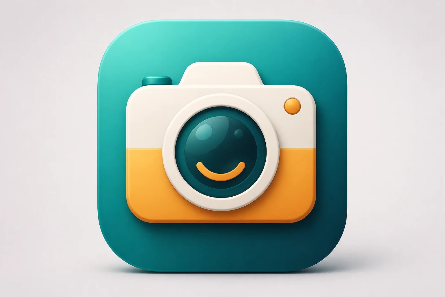 An AI icon generator rendering a flat weather app icon