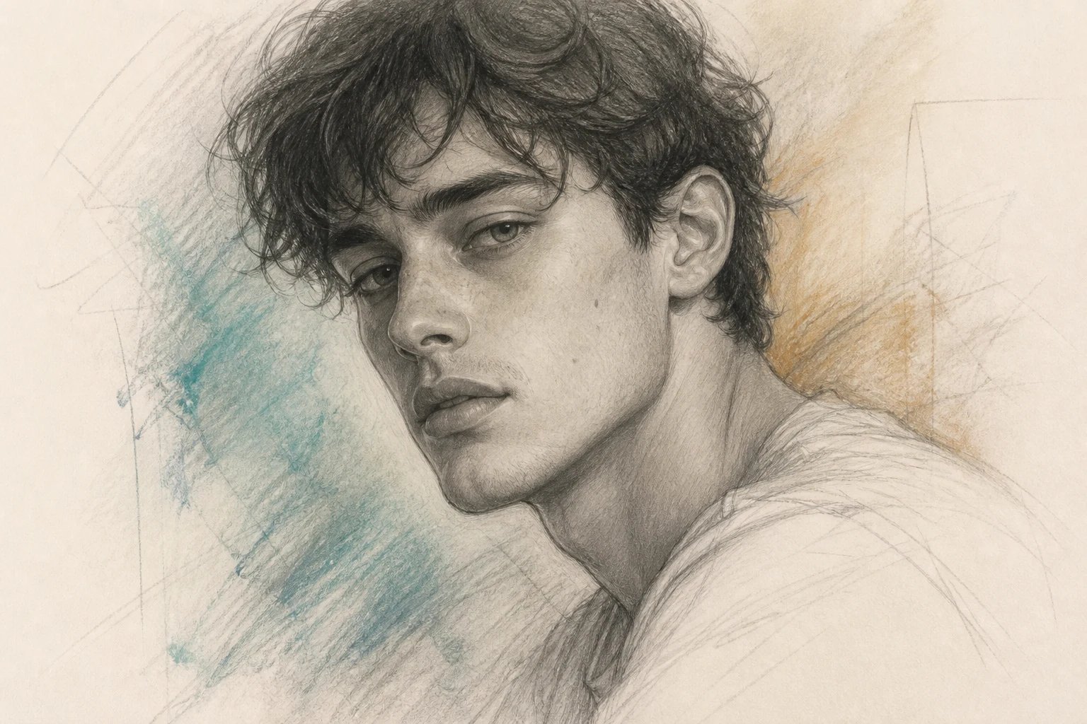 An image to sketch converter turning a photo into a pencil sketch